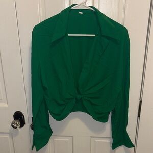 Green Women's Top